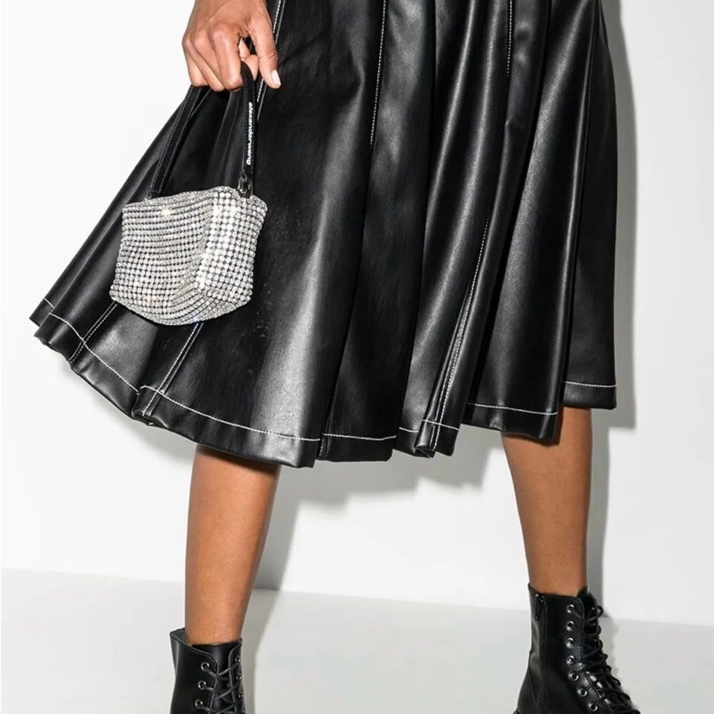 ♥️ AKIRA Heiress type flex handbag with all-over crystal embellishment